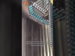 अनुकूलन योग्य रंगों के साथ लोहे के सब्सट्रेट के लिए पाउडर कोटिंग पेंट लाइन सिस्टम