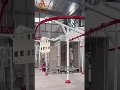 छत पर घुड़सवार पीएलसी नियंत्रण ओवरहेड कन्वेयर सिस्टम, चर गति और कम शोर के साथ