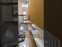 अनुकूलन योग्य रंगों के साथ समायोज्य गति पाउडर कोटिंग कन्वेयर सिस्टम