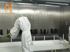 5% एकरूपता त्रुटि और 60% पेंट उपयोग के साथ स्वचालित इलेक्ट्रोस्टैटिक पेंटिंग लाइनें