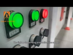 अनुकूलन योग्य रंगों के साथ लौह सब्सट्रेट बाइक फ्रेम के लिए स्वचालित पाउडर कोटिंग सिस्टम