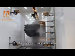 स्वचालित टच स्क्रीन क्षैतिज पाउडर कोटिंग लाइन 16 पीसीएस मानक