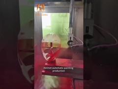 पेंट उपयोग और स्प्रे सटीकता के साथ बड़ी स्वचालित इलेक्ट्रोस्टैटिक स्प्रे पेंटिंग लाइन