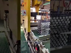 पीएलसी नियंत्रित इलेक्ट्रोप्लेटिंग उत्पादन लाइन के साथ अंतराल मोड और सुरक्षा सुविधाओं